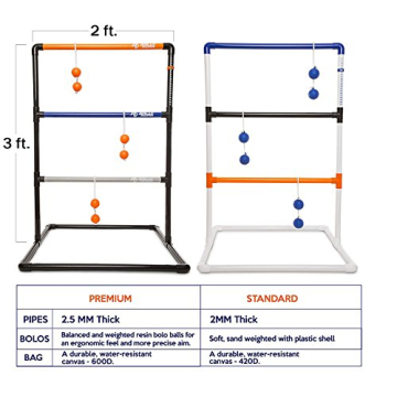 Rally and Roar Ladder Ball Game Set for Fun Outdoor Activities