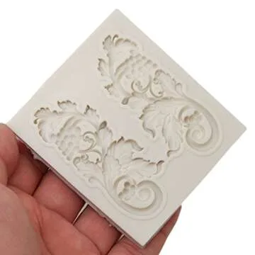 UINKE Lace Mold for Cake Cookies Fondant Decorations