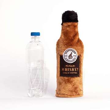 ZippyPaws Happy Hour Crusherz - Durable Crinkle Squeaky Dog Toy for All Dogs