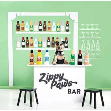 ZippyPaws Happy Hour Crusherz Toy for Dogs - Squeaky & Crinkle