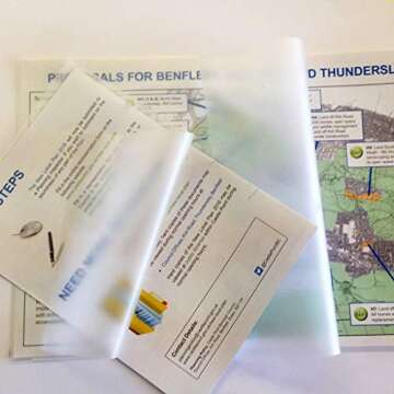 200 pcs Thermal Laminating Pouches 3 Mil Clear Sheets