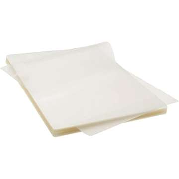 200 pcs Thermal Laminating Pouches 3 Mil Clear Sheets