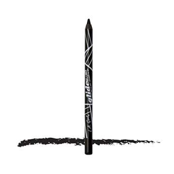 L.A. Girl Glide Gel Eyeliner Pencil - Long-lasting Waterproof Black Magic
