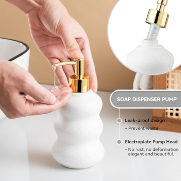 Sands of Tranquility 3-Piece Ceramic Bathroom Accessories Set