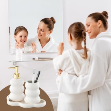 Sands of Tranquility 3-Piece Ceramic Bathroom Accessories Set