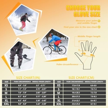 Winter Gloves Waterproof Windproof for Men & Women