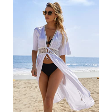 Ekouaer Bikini Cover Up Lightweight Flowy Beachwear