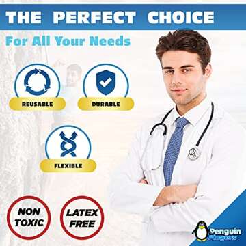 Finger Ice Pack, Finger and Toe Cold Gel Reusable Cryotherapy Compression Sleeve for Injuries, Arthritis, Tendonitis, Gout, or Sprains, No-Toxins and Latex Free.