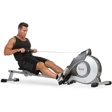 Experience Full-Body Fitness with the Sunny Health & Fitness SF-RW5515 Magnetic Rowing Machine