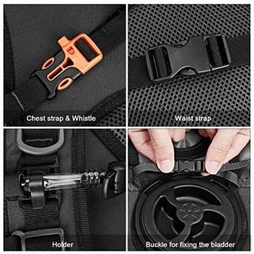 G4Free Tactical Hydration Pack with BPA-Free Bladder