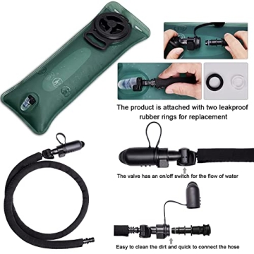 G4Free Tactical Hydration Pack with BPA-Free Bladder