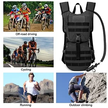 G4Free Tactical Hydration Pack with BPA-Free Bladder