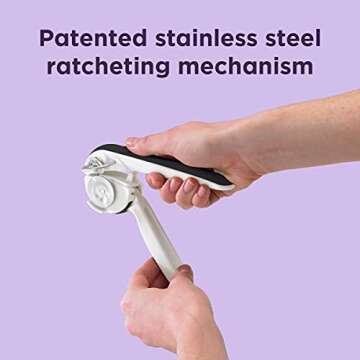 Chef'n EzSqueeze One-Handed Can Opener for Easy Kitchen Use