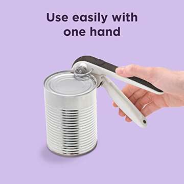 Chef'n EzSqueeze One-Handed Can Opener for Easy Kitchen Use
