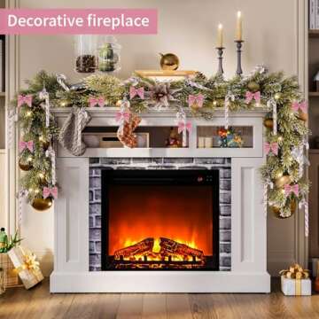 12 Pcs Candy Cane Christmas Decorations,5.5inch Glitter Candy Cane Bows for Xmas Tree Hanging Ornament Holiday Festival Party Home Decoration (Pink)