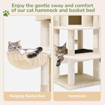 Globlazer Corner Cat Tree for Large Indoor Cats