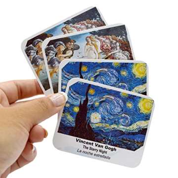 Menique. Memory Matching Game. Famous Paintings Game for Adults and Children. 70 Cards, 35 Pairs to ...