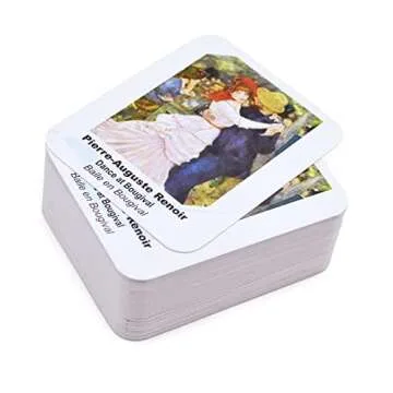 Menique. Memory Matching Game. Famous Paintings Game for Adults and Children. 70 Cards, 35 Pairs to Match. Educational and Concentration Game. 2 to 10 Players.