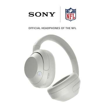 Sony ULT WEAR Over-Ear Noise Cancelling Bluetooth Headphones with Alexa Built-in, Comfortable Design...
