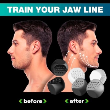 Silicone Jawline Shaper 3 Resistance Levels for Men & Women