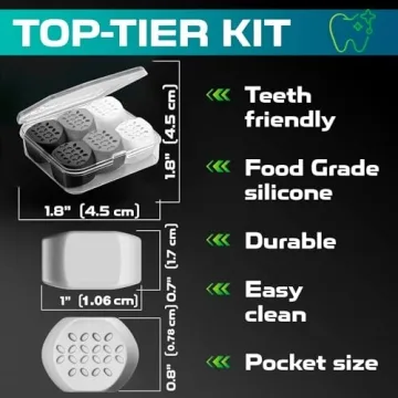 Silicone Jawline Shaper 3 Resistance Levels for Men & Women