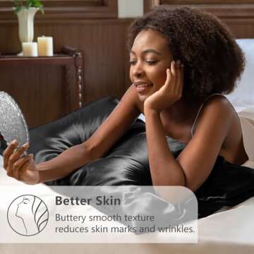 CozyLux Satin Pillowcase Set for Hair & Skin Care