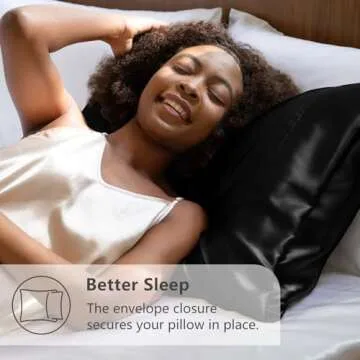 CozyLux Satin Pillowcase Set for Hair & Skin Care
