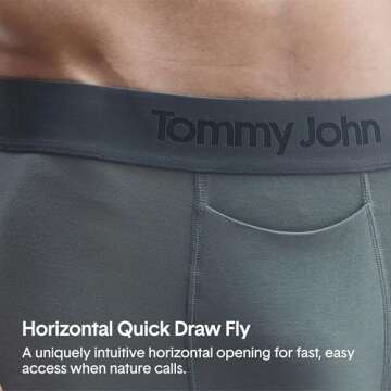 Tommy John Men's Trunk Underwear for Ultimate Comfort