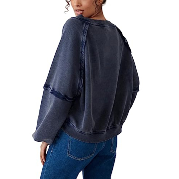 Stylish Free People Sweet Deets Sweatshirt for Women