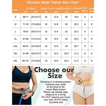 Ekouaer Waist Trainer Vest for Women, Optimal Comfort