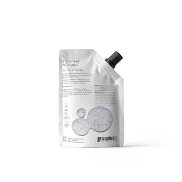 Bevel Exfoliating Body Wash for Men, Dark Cassis Scent with Charcoal and Moisturizing Argan Oil, On-The-Go Pouch, Travel Essentials, TSA Friendly, 3.4oz