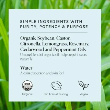 Sky Organics Organic Bug Spray - Vegan Insect Repellant for All