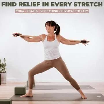 Yoga Stick for Flexibility - Online Guides Included