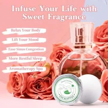Shower Steamers Aromatherapy - Christmas Gifts for women, 8 Pack Pure Essential Oil Shower Bombs for Home Spa Bath Self Care, Lavender Stress Relief and Relaxation Gifts for Her Stocking Stuffers Pink