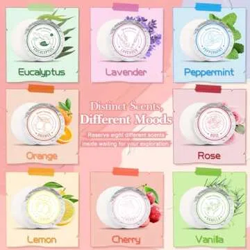 Shower Steamers Aromatherapy - Christmas Gifts for women, 8 Pack Pure Essential Oil Shower Bombs for Home Spa Bath Self Care, Lavender Stress Relief and Relaxation Gifts for Her Stocking Stuffers Pink