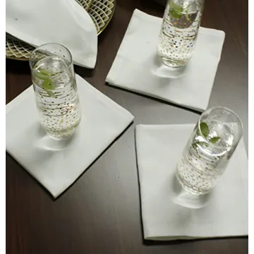 Cotton Craft Cocktail Napkins - Reusable & Elegant 12x12