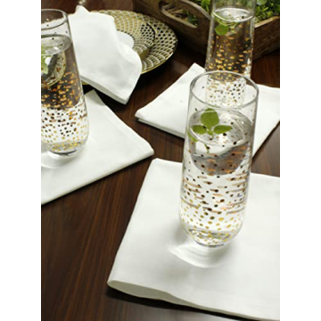 Cotton Craft Cocktail Napkins - Reusable & Elegant 12x12