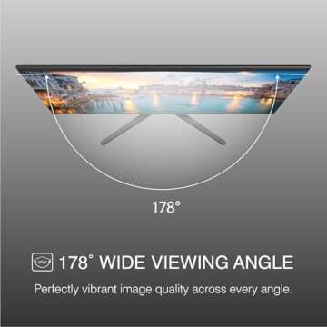 Packard Bell airFrame 21" FHD Monitor, 1920x1080, Ultrawide, VESA Mount, Tilt Adjust, HDMI/VGA, Slim Bezel, for Home, Office, and Light Gaming - 2 Pack