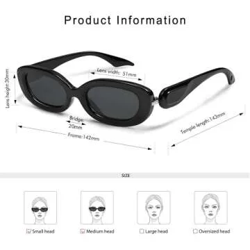 Trendy Appassal Retro Oval Sunglasses for Women