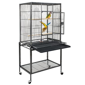 ZENY 53-Inch Bird Flight Cage - Durable, Spacious & Mobile Home for Your Birds