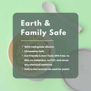 Miniware Silicone Baby Spoon for Training - BPA Free Baby Utensils - Baby Spoons Self Feeding 6 Months | 100% Food Grade Silicone - Modern & Dishwasher Safe Toddler Spoons (Grey and Peach)