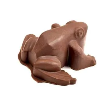 Passover Silicone Frog Molds - Chocolate, Candy, Jelly and Ice Tray in Fun 10 Plague Frog Shape - Pesach Seder and Kitchen Accessories by The Kosher Cook