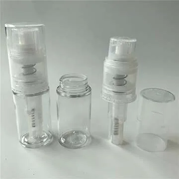 impac Luster dust spray Powder Sprayer duster PET Bottle Pump dispenser 3 pack perfect for Glitter/Powder/Luster Dust/Dry shampoo