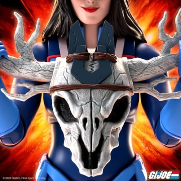 Super7 ULTIMATES! G.I. Joe Baroness (Dark Blue) - 7" G.I. Joe Action Figure with Accessories Classic Cartoon Collectibles and Retro Toys