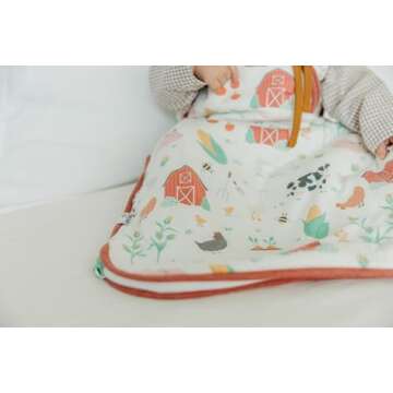 Copper Pearl Sleep Sack: Warm and Cozy Baby Bag in a Variety of Trendy Designs, Safe Alternative to Blankets, Sleeveless Baby Sleep Sack Swaddle Sizes Newborn to 24 Months - Farmstead