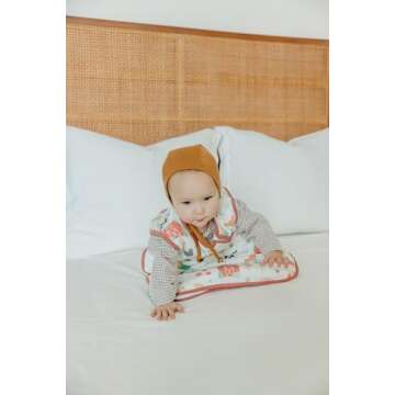 Copper Pearl Sleep Sack: Warm and Cozy Baby Bag in a Variety of Trendy Designs, Safe Alternative to Blankets, Sleeveless Baby Sleep Sack Swaddle Sizes Newborn to 24 Months - Farmstead