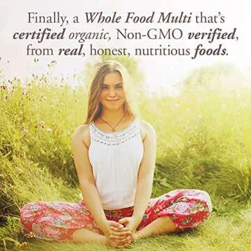 Garden of Life Multivitamin for Women - Organics Women's Once Daily, Whole Food Multi with Iron, Biotin, Vegan Organic Vitamin, Energy Hair Skin & Nails, 30 Tablets