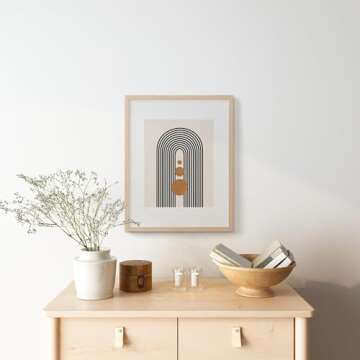 Elegant TONES FRAME DESIGN 11x14 Natural Wood Picture Frame