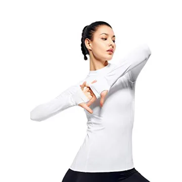 Long Sleeve Running Shirt with Thumb Holes for Women