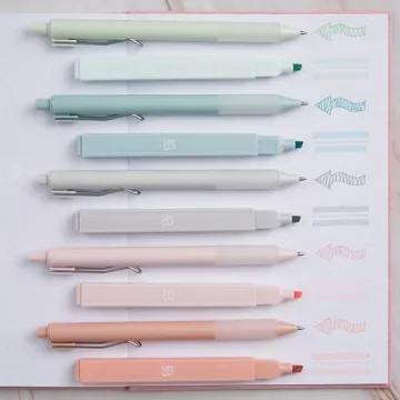 BLIEVE Pastel Highlighters Gel Pens Set for Bible Journaling